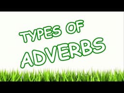 Types of Adverbs | explanation with examples | The Modern Learning