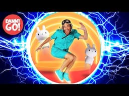 "Bouncing Time!" Dance Song 🐰 ⚡️HYPERSPEED REMIX⚡️/// Danny Go! Songs for Kids