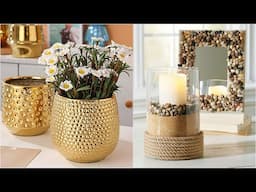 New Dollar Tree DIY's High End Home Decor Project Ideas