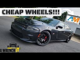 SRT Hellcat Style Rims For My Charger Scat Pack from Americanmuscle.com + Install U Wrench it Auto