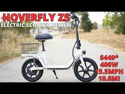 Hoverfly Z5 14" Sitting Electric Scooter - Unboxing, Assembly, Controls, Test Ride, and Review