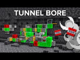 Minecraft Self Digging TNT Tunnel Bore 1.21