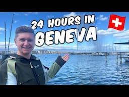 24 Hours in the worlds most EXPENSIVE City! 🇨🇭Geneva, Switzerland