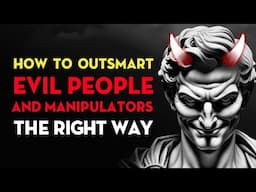 How to Outsmart Evil People And Manipulators The Right Way | Stoicism