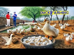 Amezing White Picking Duck Farming | 350 টা হাঁসে কত টাকা আয় | Duck Farm | Duck Farm in West Bengal