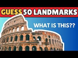 GUESS 50 LANDMARKS IN THE WORLD  | FAMOUS LANDMARKS | GUESS THE MONUMENT #quiz #landmarks