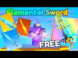 How to get ELEMENTAL SWORD for FREE in Blade Ball