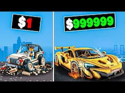 $1 to $1,000,000 Lego Car in GTA 5