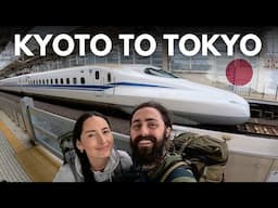 Riding Japan’s Fastest Shinkansen from Kyoto to Tokyo! 🇯🇵