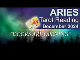 ARIES TAROT READING "A GOLDEN GIFT ARIES" December 2024 #aries #december2024 #tarot