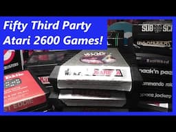 Unboxing 50 Third Party Atari 2600 Games!