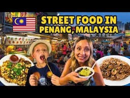 FIRST TIME TRYING STREET FOOD IN PENANG MALAYSIA 🇲🇾