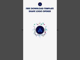 Shape logo opener - Free download template After effects #shorts #shapeanimation #aftereffects