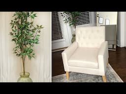 DIY Ficus Tree and Lue Bona Athena Arm Chair Review