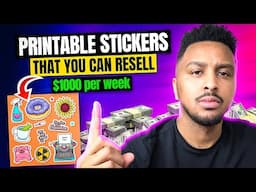 Make $1000+ Per Week Selling Stickers You Didn't Even Create | Make Money Online | 100% Profit