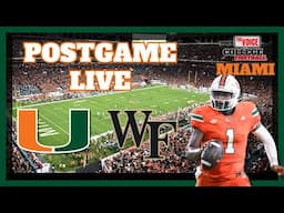 MIAMI -Wake Forest Postgame  Live