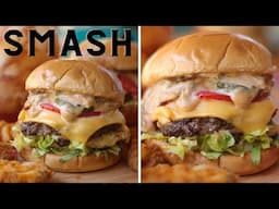 Diner-Style Smash Burgers 🍔 #smashburgers