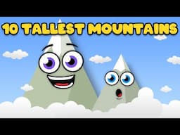 10 Tallest Mountains On Earth!! | KLT Geography