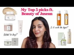 My Top 5 Picks from Beauty of Joseon | My recommendations + Mini review | Harshala Patil