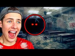 Last To Leave HAUNTED SCHOOL Challenge!