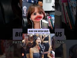 My stank-faced reaction to BINI on Wish Bus is now up on PATREON.COM/OGKPOPSTAN 🤪 #BINI #biniph