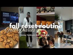 FALL RESET 🍂🎃 decorate w/me, deep cleaning my apartment, closet clean out, organizing my life