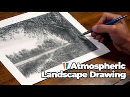 Atmospheric Landscape Drawing