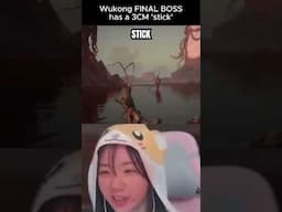 Wukong Final Boss has 3cm Stick 🤣 #wukong #funnyclips #koreangirl #goty