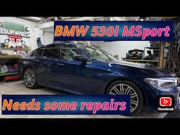 BMW 530I M SPORT IN THE WORKSHOP FOR SOME REPAIRS