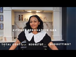 HOW MUCH OUR KITCHEN RENOVATION COST?? REGRETS? APPLIANCES & WHAT I'M STILL LOVING| Renovation Q&A