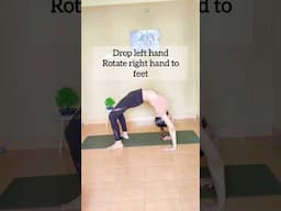 Chakrasana transition 🤸🏻‍♀️