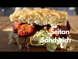 Chicken flavoured Seitan Sandwich | Traditional, but not