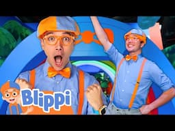 Blippi Plays Games In His Clubhouse | Blippi Vehicles | Learning Videos for Kids