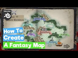 Blender Grease Pencil Tutorial: How to Create a Fantasy Map (/Gimp)