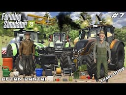 SPREADING SLURRY ON WHEAT MEADOWS WITH DEUTZ-FAHR | HUTAN PANTAI | Farming Simulator 25 | Episode 7