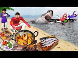 Fish Fry Choti Shark Cooking Machli Wala Shark Maa Ka Badala Hindi Kahaniya Hindi Moral Stories