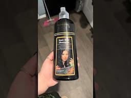 Black hair dye shampoo 🖤