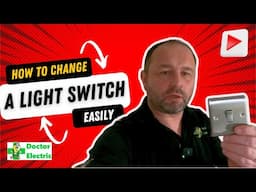 How to change a light switch EASILY!