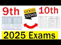 9th Class Board Exam 2025 - 10th Class Board Exam 2025