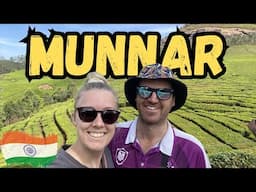 Taste Testing Tea At MUNNAR'S Picturesque Plantations (Foreigners Travel INDIA)