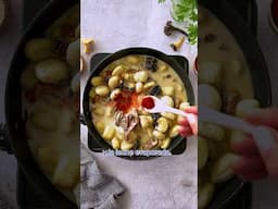 Gnocchi con setas y gorgonzola - Recetas Ideal #shorts