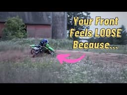 How To Turn In SOFT Sand On A Dirt Bike Without Knifing The Front