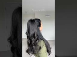 Easiest elegant hairstyle idea, it takes less than 5 mins 🎀 #hairstyle #hairtok #hairstyletutorial