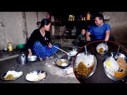 Rita's  dinnerin the village || village Dinner || Life in rural Nepal || @Ritarojan