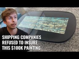 Our Client Put A $100K Painting in a Resin Table