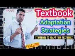 Textbook Adaptation Strategies | Adapting your Materials to meet your Classroom Needs