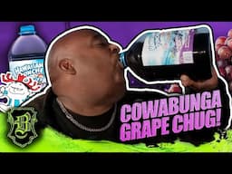 Early Morning One Gallon Hawaiian Punch Cowabunga GRAPE DRANK Chug