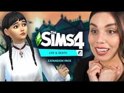 Playing The Sims 4 Life and Death for the first time