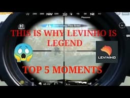 THIS IS WHY LEVINHO IS LEGEND TOP 5 CLUTCHES AND BEST MOMENTS I PUBGMOBILE