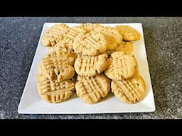 Classic Peanut Butter Cookies | Peanut Butter Cookies Recipe | Peanut Butter Chips